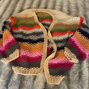 VICI Oh Happy Day Pocketed Knit Cardigan - Multi / Small (NWOT)